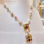 Bulgari Yellow Gold Multi-Gem Allegra Necklace - Image 4