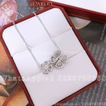 Bulgari White Gold and Diamond Fiorever Necklace CL858209 354498 - Image 5