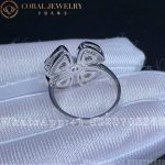 Bulgari White Gold and Diamond Fiorever Ring AN858168 - Image 5