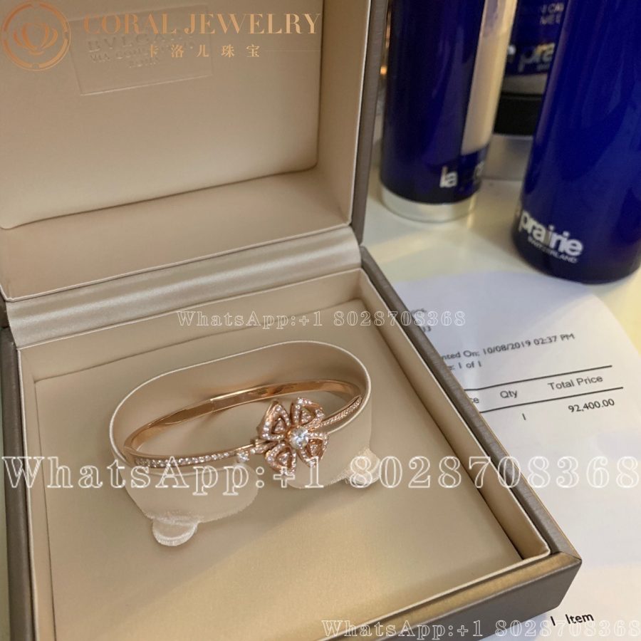 Bulgari Fiorever 18 Kt Rose Gold Bracelet Ref.: 356276 - Image 5