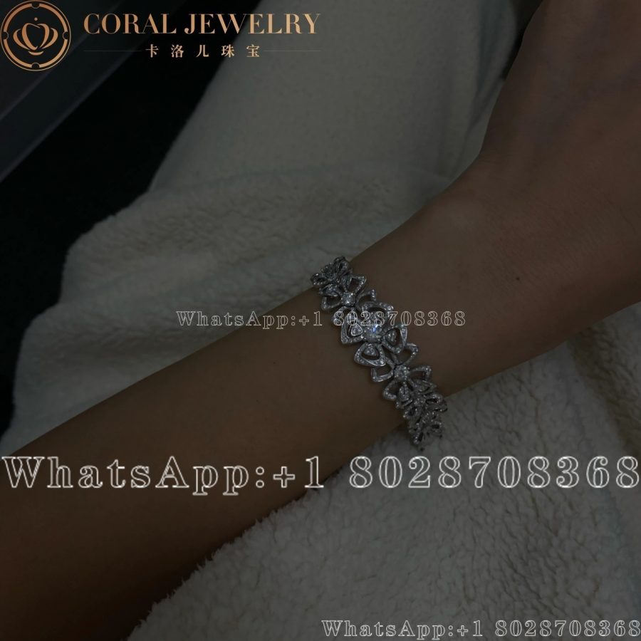 Bulgari Fiorever 18 Kt White Gold Bracelet Ref.: 357216 - Image 3