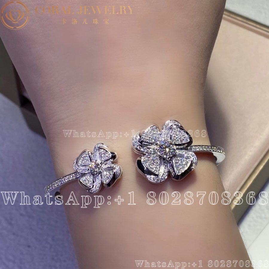 Bulgari Fiorever 18 Kt White Gold Bracelet Ref.: 357354 BR858890 - Image 8