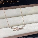Tiffany Knot Pendant in Rose Gold with Diamonds - Image 3