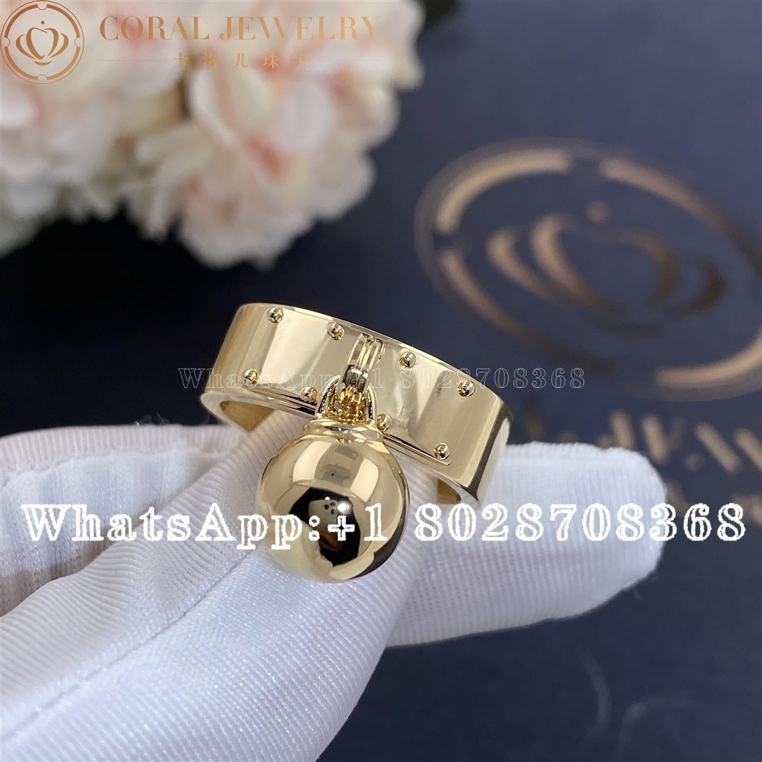 Tiffany Hardwear Gold Ball Ring Coral (2)