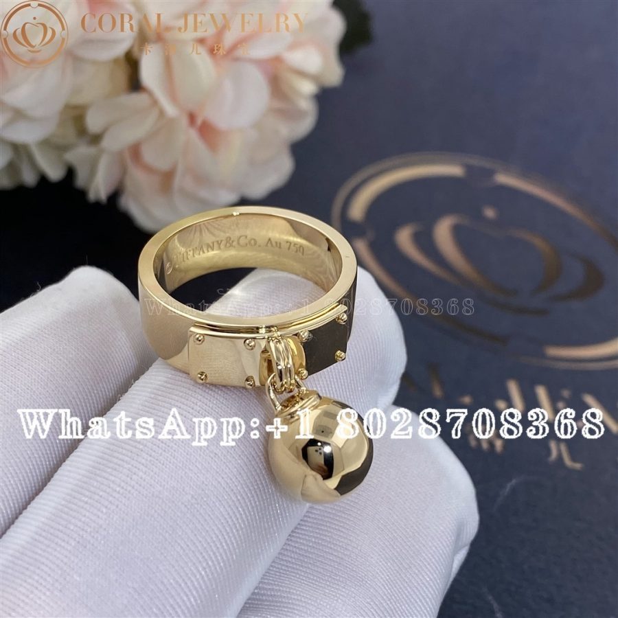 Tiffany Hardwear Gold Ball Ring - Image 3