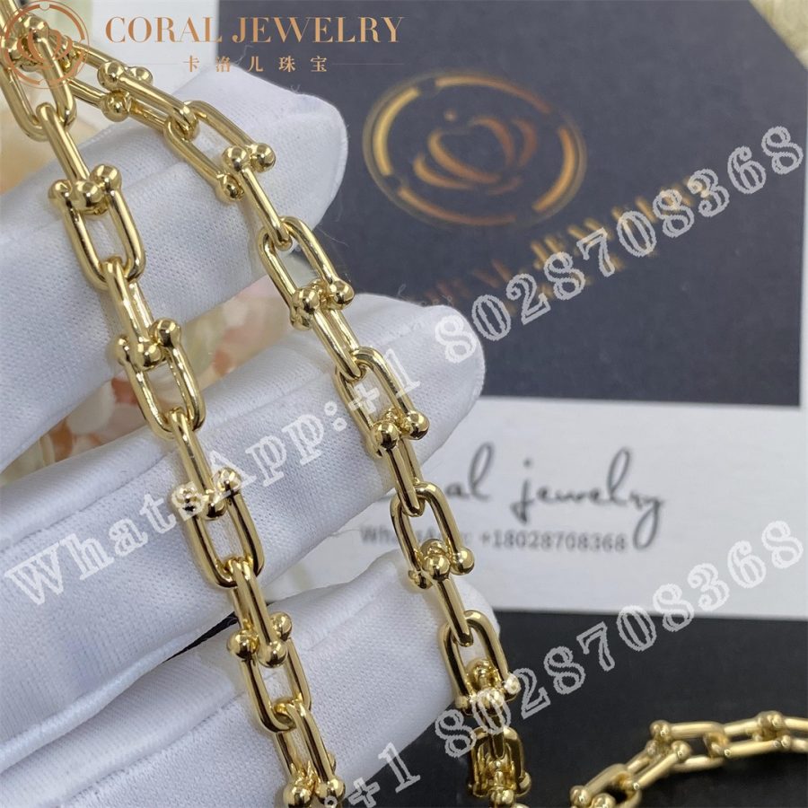 Tiffany HardWear Small Link Necklace in Yellow Gold - Image 4