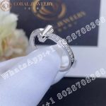 Tiffany T T1 Ring in White Gold with Diamonds, 2.5 mm Wide - Image 3