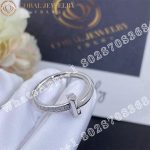 Tiffany T T1 Ring in White Gold with Diamonds, 2.5 mm Wide - Image 5