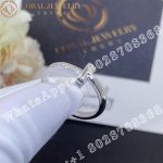 Tiffany T T1 Ring in White Gold with Diamonds, 2.5 mm Wide - Image 6