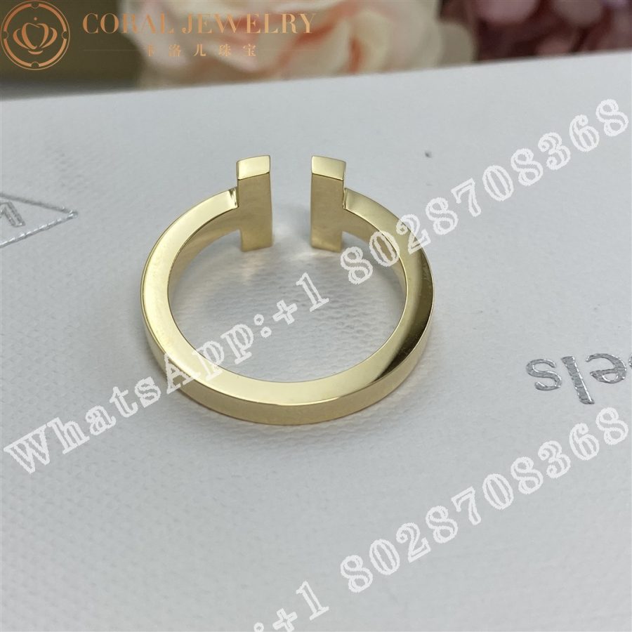 Tiffany T Square Ring in Yellow Gold - Image 3