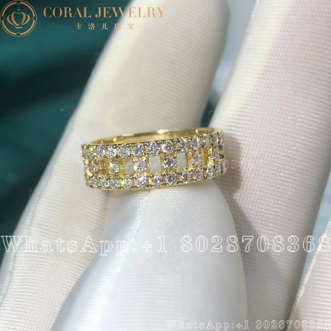 Tiffany T True Wide Ring In Yellow Gold With Diamonds Coral (4)