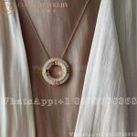 Tiffany Atlas™ X Closed Circle Pendant in Rose Gold with Pavé Diamonds - Image 9