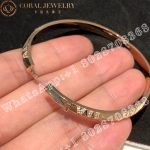 Tiffany Atlas® X Closed Narrow Hinged Bangle in Rose Gold - Image 4