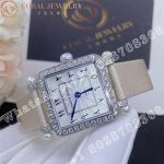 Charles Oudin Pansy Retro with Pearls Watch Medium 24mm Arabic Style WhiteStraps - Image 7