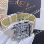 Charles Oudin Pansy Retro with Pearls Watch Medium 24mm Arabic Style WhiteStraps - Image 8