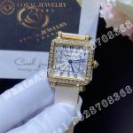 Charles Oudin Pansy Retro 24mm Yellow Watch Arabic Style - Image 4