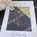Tiffany Cross Pendant in 18k Gold with Diamonds Mini - Image 6