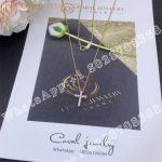 Tiffany Cross Pendant in 18k Gold with Diamonds Mini - Image 5