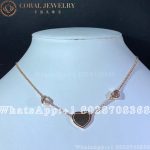 Chopard Happy Hearts 18-karat rose gold diamond necklace - Image 5