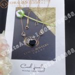 Chopard Happy Hearts Necklace, Ethical Rose Gold, Diamonds, Onyx 81A082-5201 - Image 8