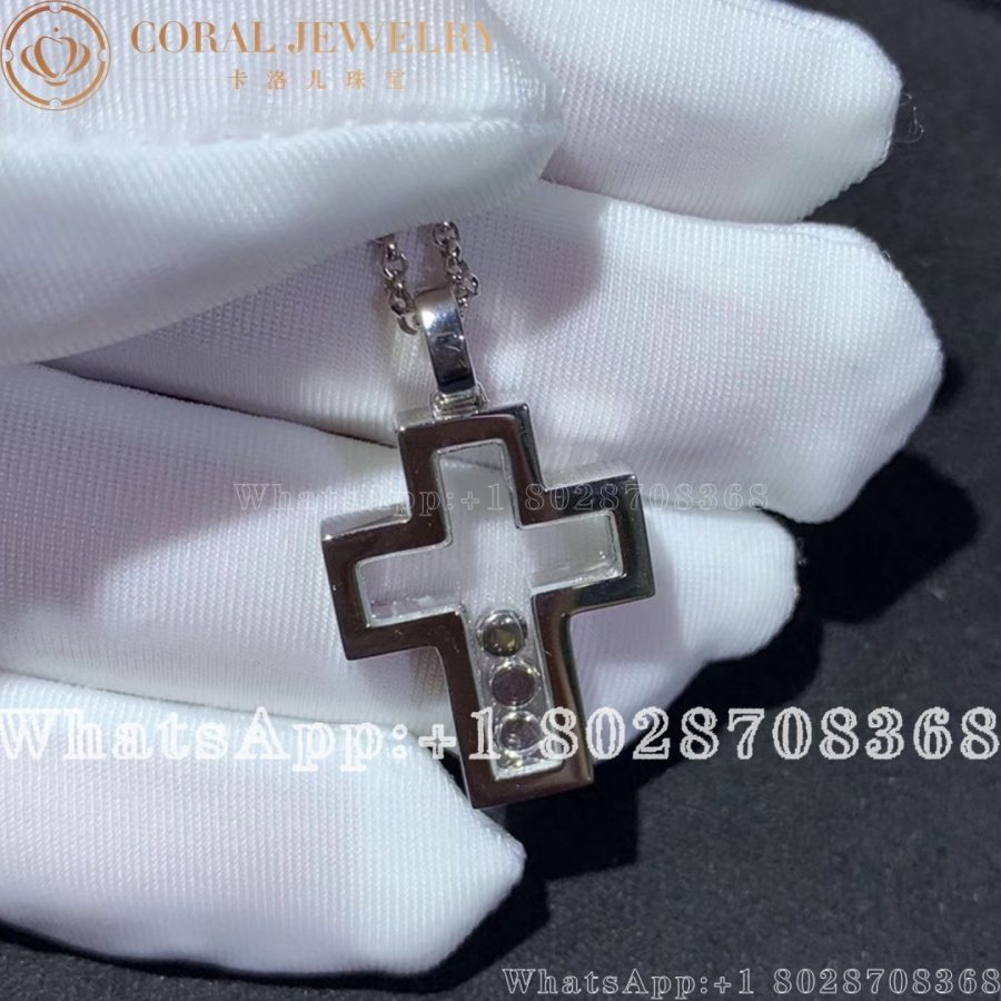 Chopard Happy Diamonds Cross Pendant, Ethical White Gold, Diamonds - Image 5