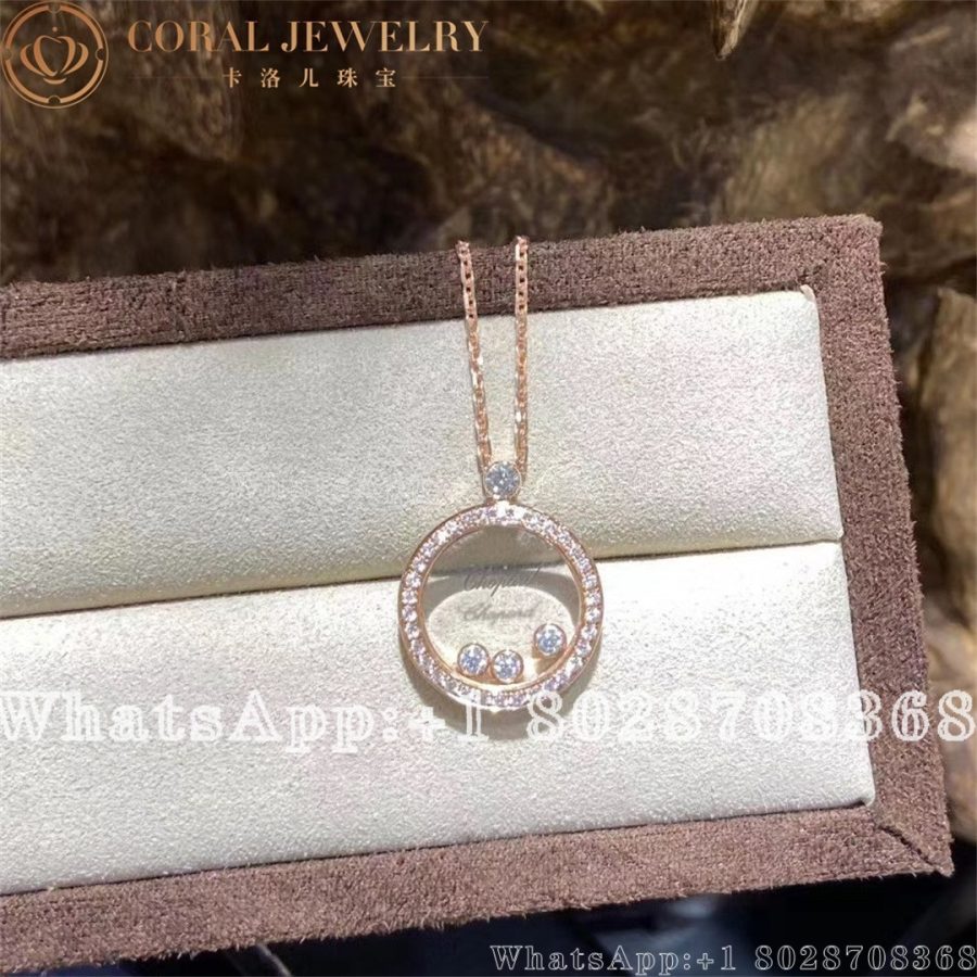 Chopard Happy Diamonds Icons Pendant, Ethical Rose Gold, Diamonds 793929-5301 - Image 3