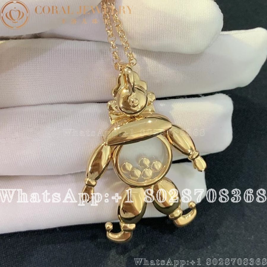 Chopard Gem-Set Gold Happy Diamonds Clown Pendant - Image 3