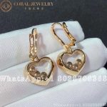 Chopard Happy Diamonds Icons Earrings, Ethical Rose Gold, Diamonds 83A611-5301 - Image 3