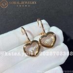 Chopard Happy Diamonds Icons Earrings, Ethical Rose Gold, Diamonds 83A611-5301 - Image 5