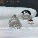Chopard Happy Diamonds Icons Earrings, Ethical White Gold, Diamonds 83A018-1201 - Image 4