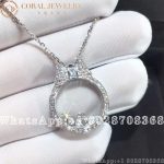 Chopard Happy Diamonds Icons White Gold Diamond Pave Pendant 795020-1301 - Image 4