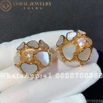 Chopard Happy Hearts Rose Gold Mother-of-Pearl Earrings 847482-5301 - Image 4