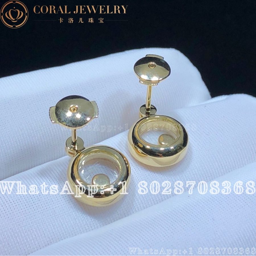 Chopard Miss Happy Yellow Gold Diamond Earrings 833957-5201 - Image 3