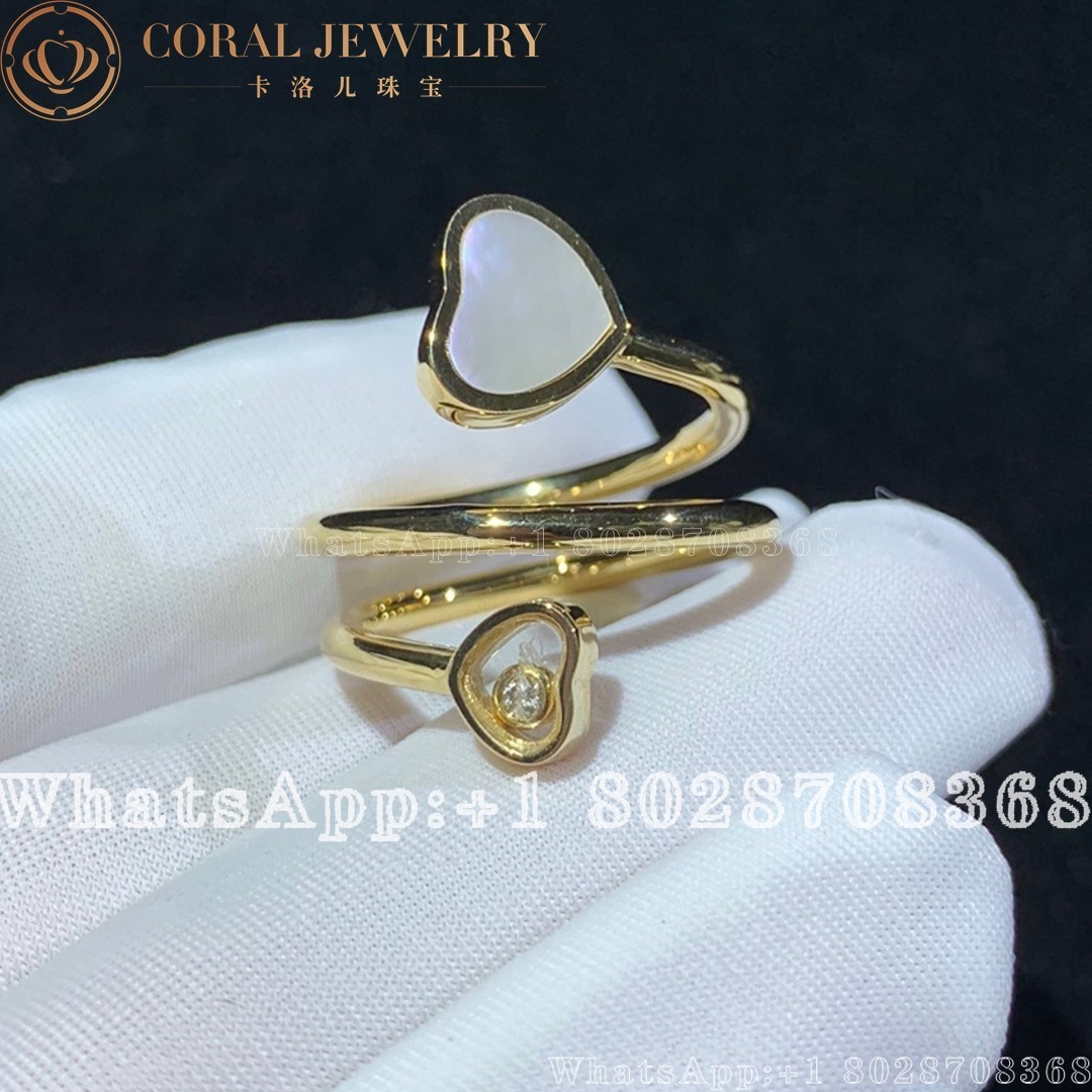 Chopard Happy Hearts Happy Hearts Twist Ring 82a082 5300 Coral (4)