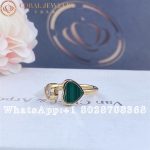 Chopard Happy Hearts Ring, Ethical Rose Gold, Diamond, Malachite 829482-5102 - Image 6