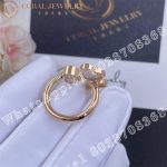 Chopard Happy Hearts Rose Gold Pearl Diamond Ring 82A083-5310 - Image 4