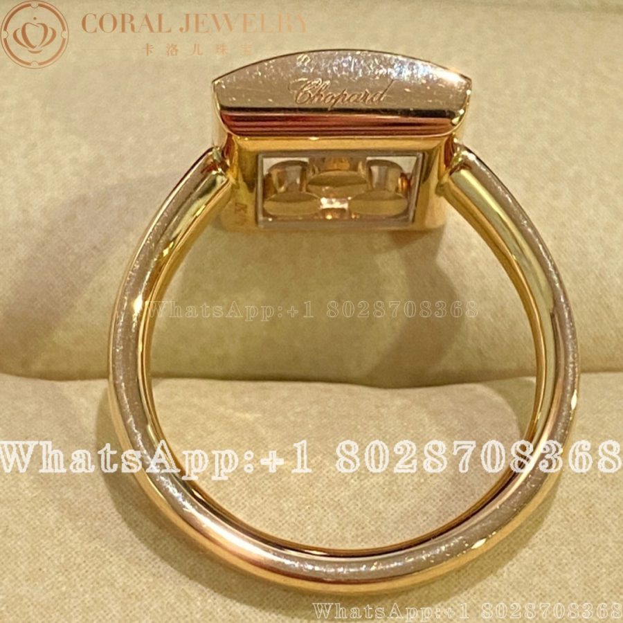 Chopard Happy Curves Rose Gold Diamond Ring 829224-5039 - Image 3