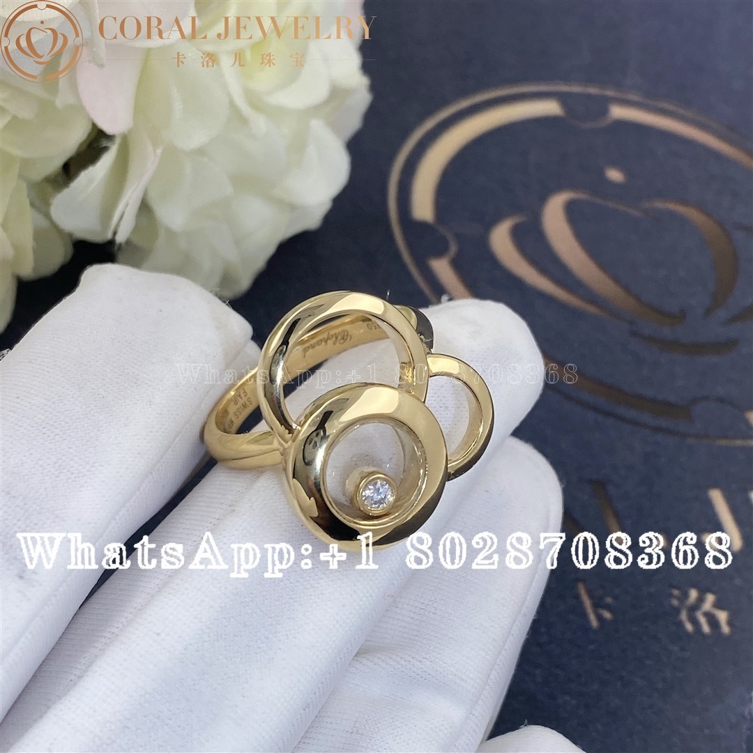 Chopard Happy Dreams Yellow Gold Diamond Ring 829769 5010 Coral (5)