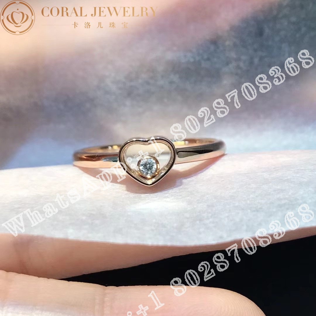 Chopard My Happy Hearts Ring Ethical Rose Gold Diamond 82a086 5000 Coral (1)