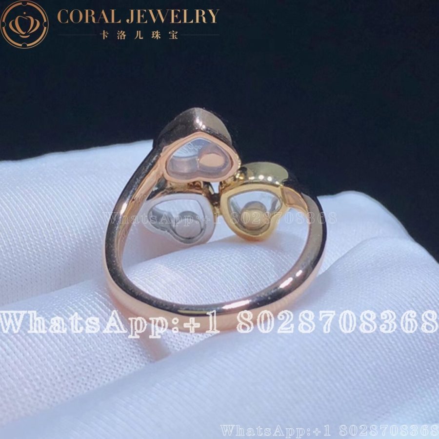 Chopard Happy Diamonds Mixed Metals Diamond Ring 829390-9010 - Image 3