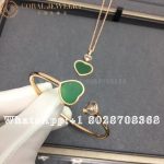 Chopard Happy Hearts Rose Gold Agate Diamond Bangle 857482-5102 - Image 3