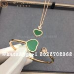 Chopard Happy Hearts Rose Gold Agate Diamond Bangle 857482-5102 - Image 4
