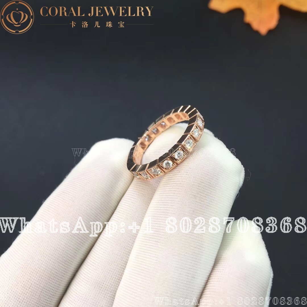 Chopard Ice Cube Ring Ethical Rose Gold Half Set Diamonds 827702 5259 Coral (1)