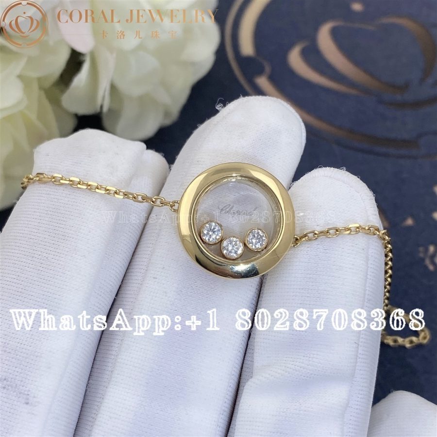 Chopard Happy Diamonds Icons Yellow Gold Diamond Bracelet 85A018-0001 - Image 3