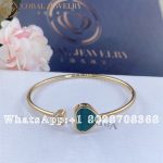 Chopard Happy Hearts Rose Gold Malachite Diamond Bangle 857482-5105 - Image 3