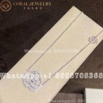 Piaget Rose Pendant in 18k White Gold with Diamonds Pendant G33U0083 - Image 3