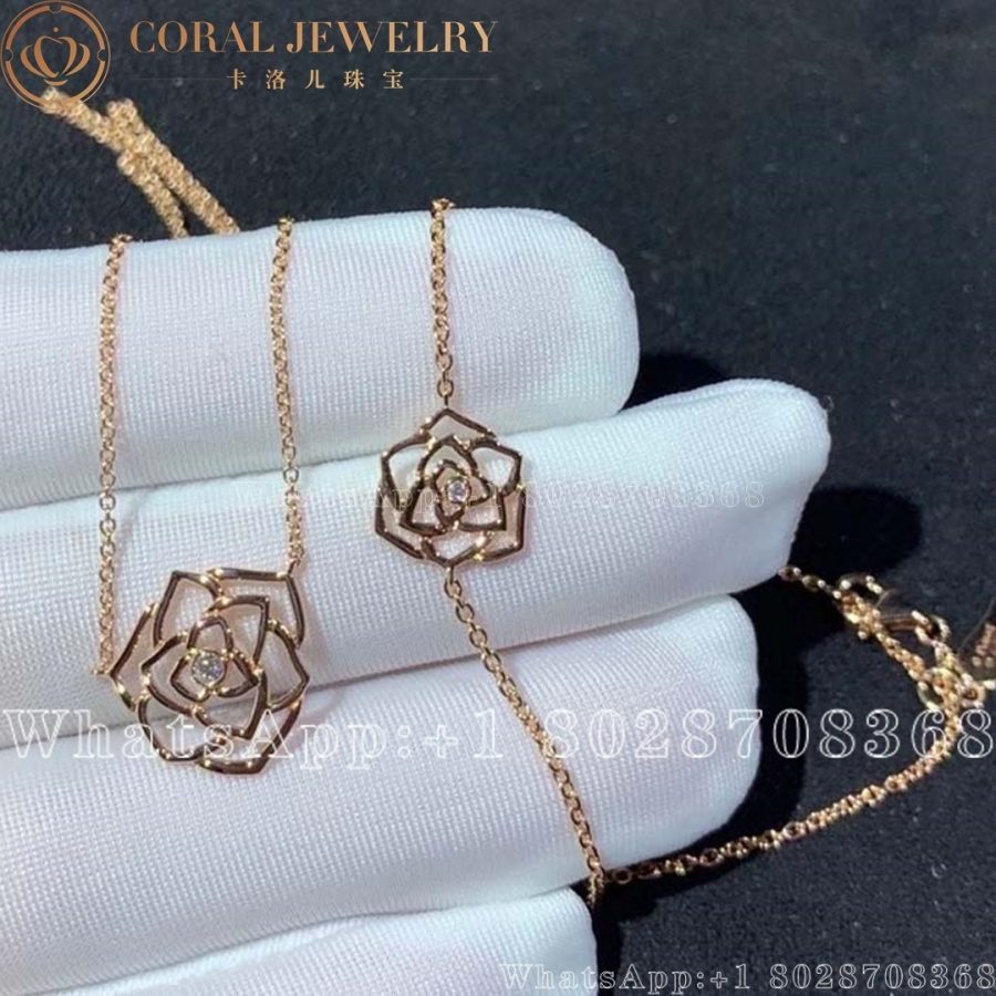 Piaget Rose pendant Rose Gold Diamond Pendant G33U0800 - Image 3