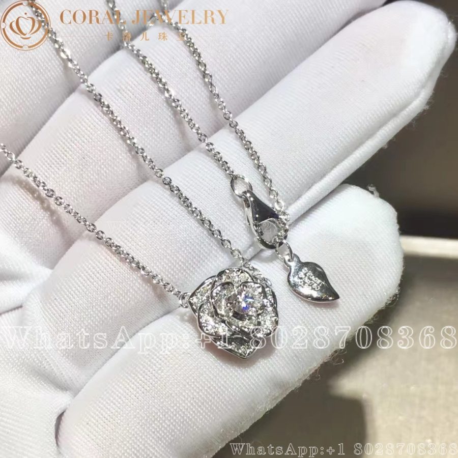 Piaget Rose pendant White Gold Diamond Pendant G33U0085 - Image 4