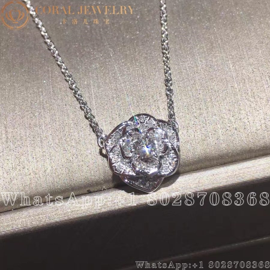 Piaget Rose pendant White Gold Diamond Pendant G33U0085 - Image 3