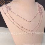 Piaget Rose Rose Gold Diamond Long Necklace G37U9700 - Image 4